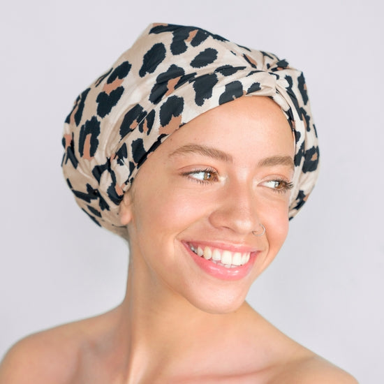 Luxe Shower Cap | Leopard