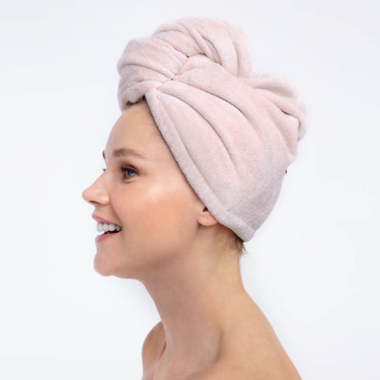 Microfiber Hair Towel | Blush
