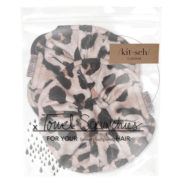 Microfiber Towel Scrunchies | Leopard