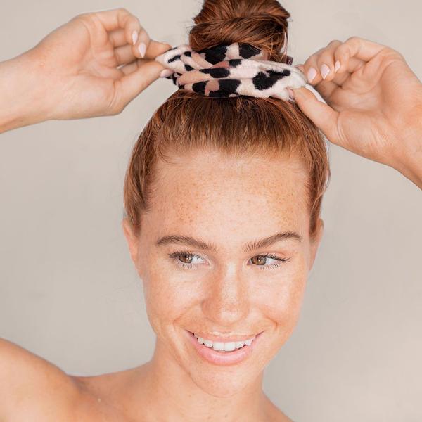 Microfiber Towel Scrunchies | Leopard