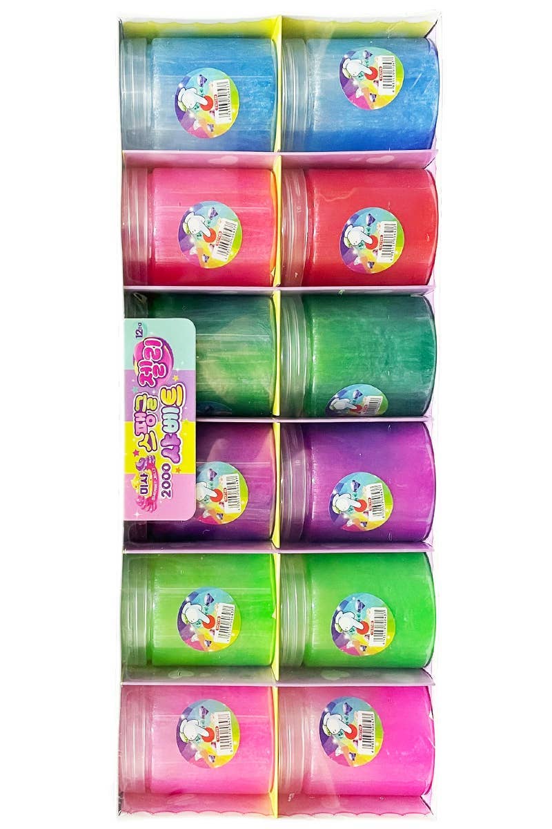 Ombre Glitter Shimmer Sherbet Gel Slime Jar: ASSORTED / ONE SIZE