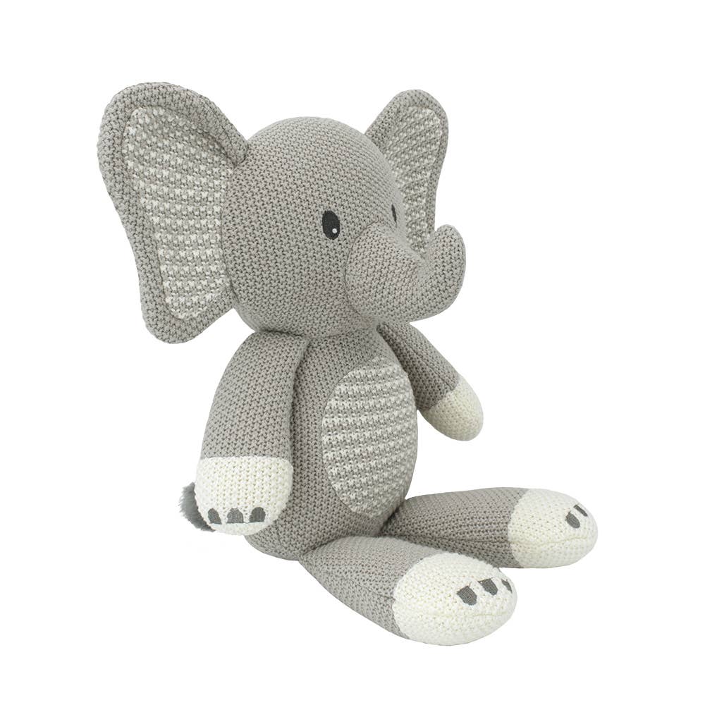 Knitted Toy | Mason the Elephant