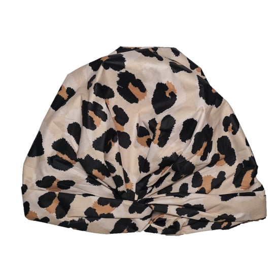 Luxe Shower Cap | Leopard