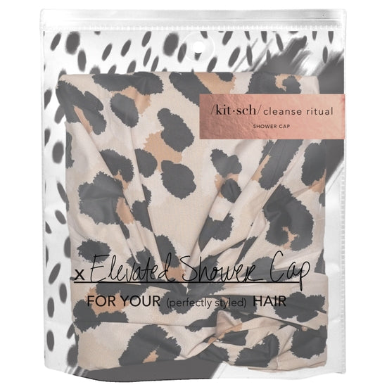 Luxe Shower Cap | Leopard