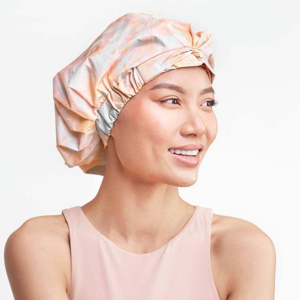 Luxury Shower Cap | Sunset Tie Dye